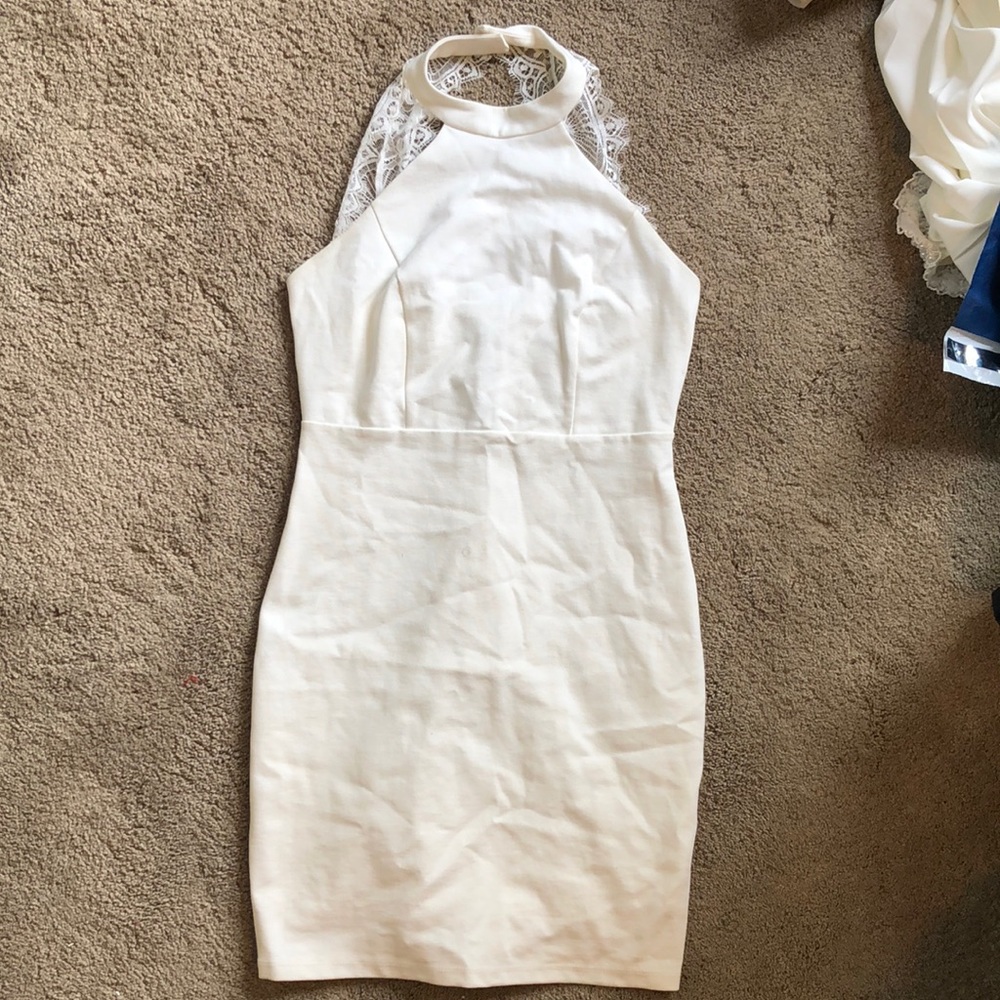 Lulus white lace dress